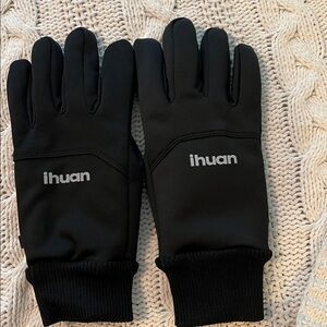 Ihuan Black Winter Gloves